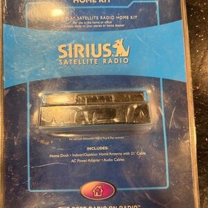 New in box - never used ! Sirius Satellite Radio Home Kit